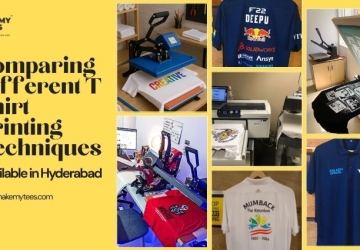 Comparing Different T Shirt Printing Techniques Available in Hyderabad